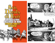 San Nicola – Storia a fumetti in Barese, la traslazione delle ossa da Mira a Bari in un’applicazione-fumetto