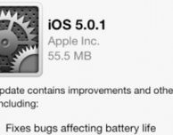 iOS 5.0.1: consumo della batteria invariato e scoperti nuovi bug