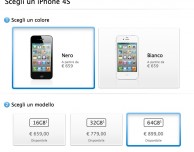 iPhone 4S disponibili “da subito” su Apple Store Online