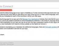 iTunes Connect: ora è possibile editare la lingua predefinita dei metadata delle applicazioni