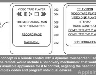 Apple brevetta il telecomando universale con touchscreen