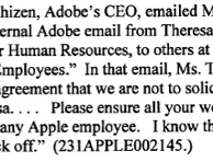 Class Action negli USA: Apple, Google e altre aziende si accordavano per non rubarsi i dipendenti