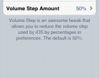 Volume Step, stabilisci con che velocità incrementare il volume dell’iPhone – Cydia