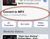 YoutubeToMp3 Youtube Plugin, integra le funzioni di YoutubeToMp3 in YouTube – Cydia