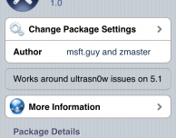 Disponibile Ultrasn0w Fixer, la soluzione per l’unlock su iOS 5.1 – Cydia