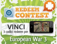 CONTEST: vinci 3 codici redeem per European War 3 [VINCITORI]