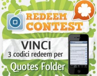 CONTEST: vinci 3 codici redeem per Quotes Folder [VINCITORI]