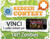 CONTEST: vinci 3 codici redeem per YAY! Zombies [VINCITORI]