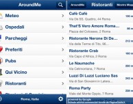 AroundMe si aggiorna con una nuova interfaccia per iOS 5