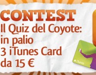 CONTEST Il Quiz del Coyote: in palio 3 iTunes Card da 15 € [VINCITORI]