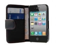 Angolo del risparmio: custodia-portafoglio in cuoio per iPhone 4/4S al prezzo di 16€