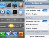 Dashboard X, il tweak definitivo per inserire i widget all’interno della Home – Anteprima Cydia