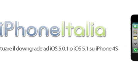 Come effettuare il downgrade ad iOS 5.0.1 o iOS 5.1 su iPhone 4S – Guida