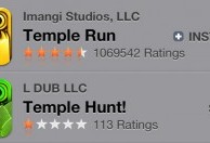 Temple Hunt!, l’ennesimo clone su App Store a superare i controlli di Apple