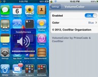VolumeColor, cambia il colore dell’HUD per il volume – Cydia