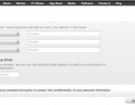 Apple migliora la sicurezza degli account con tre domande ed un indirizzo email di recupero