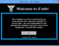 iH8sn0w rilascia iFaith 1.5.1, il programma multifunzione utile per chi esegue il jailbreak