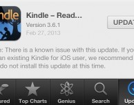 Attenzione ad aggiornare Kindle per iOS: l’ultimo update cancella completamente la libreria