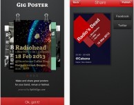Crea una locandina musicale con Gig Poster