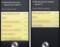 Usare Siri per creare o per effettuare una ricerca tra le note