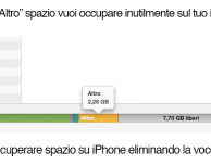 Come eliminare lo spazio occupato dalla voce “Altro” su iPhone