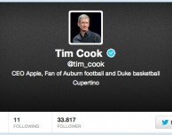 Il CEO di Apple Tim Cook approda su Twitter