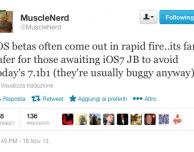 MuscleNerd: ecco perché è meglio non aggiornare ad iOS 7.1
