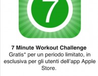 Tieniti in forma con “7 Min Workout”, in offerta gratuita con l’applicazione Apple Store