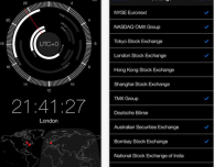 ClockStock ci mostra gli orari di apertura e chiusura delle principali borse mondiali