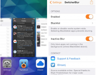 Aggiungi l’effetto sfocato per le app nel Multitasking con Switcher Blur – Cydia