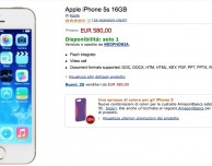 iPhone 5s 16GB a 580€ su Amazon!