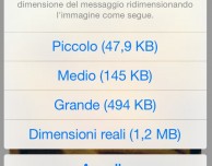 Come ridurre il peso delle immagini su iPhone grazie a Mail