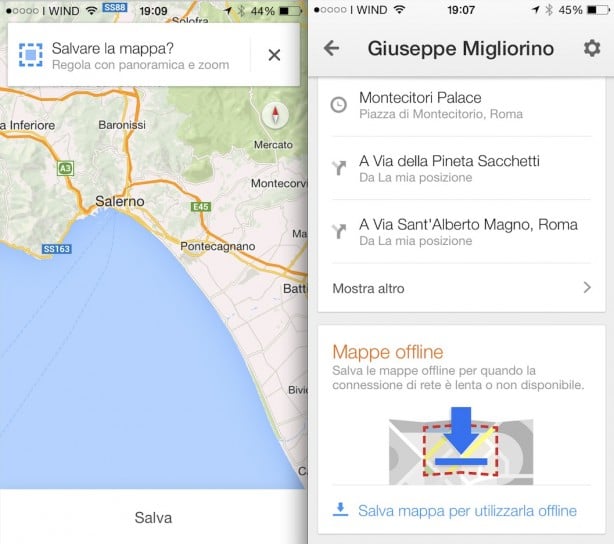 mappe offline google maps