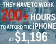 Quante ore di lavoro occorrono per acquistare un iPhone 5s?