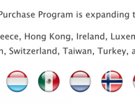Volume Purchase Program: Apple lo estende ad altre 16 nazioni