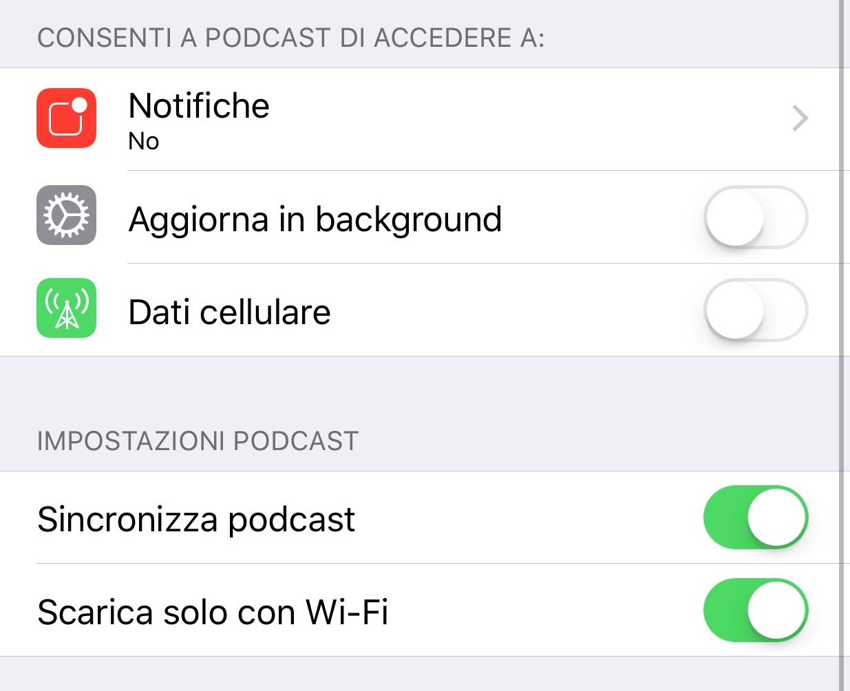 Configurare Hotspot personale Wind su iPhone