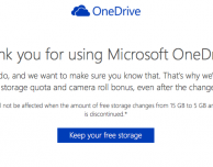 Windows permette di conservare i bonus da 15GB su OneDrive