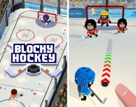 Blocky Hockey: divertenti sfide sul ghiaccio