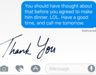 Come inviare un messaggio scritto a mano con iOS 10