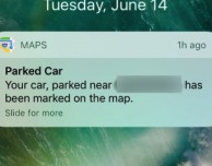Come attivare e disattivare la funzione “Mostra posizione parcheggio” in iOS 10