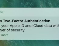 iOS 10.3: Apple suggerisce di abilitare l’autenticazione in due passaggi tramite notifica push