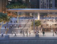 Apple mostra un nuovo rendering dello splendido Apple Store di Chicago