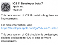 Apple rilascia iOS 11 Beta 7 per sviluppatori!