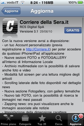 Corriere della Sera si aggiorna