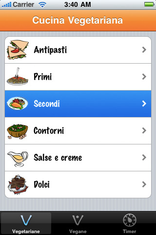 iVegetariano disponibile in versione Lite