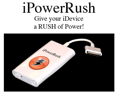 iPowerRush carica aggiuntiva per iPhone