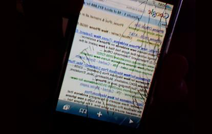 Il cimitero degli iPhone danneggiati