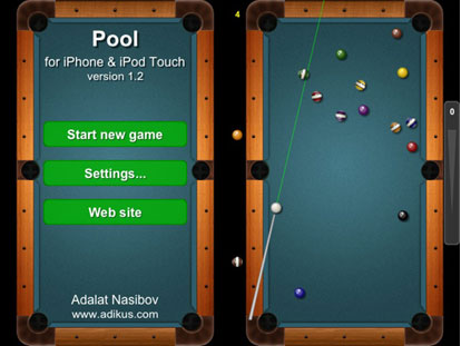 Pool 1.2, giocare a biliardo sull’iPhone