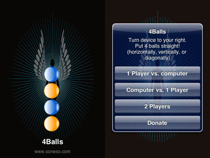 4Balls, il Forza 4 per iPhone