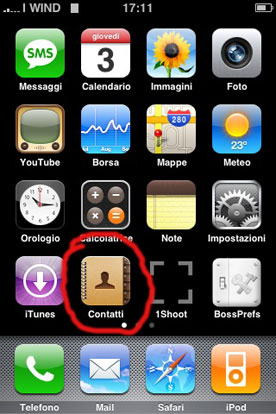 Contacts Home Screen
